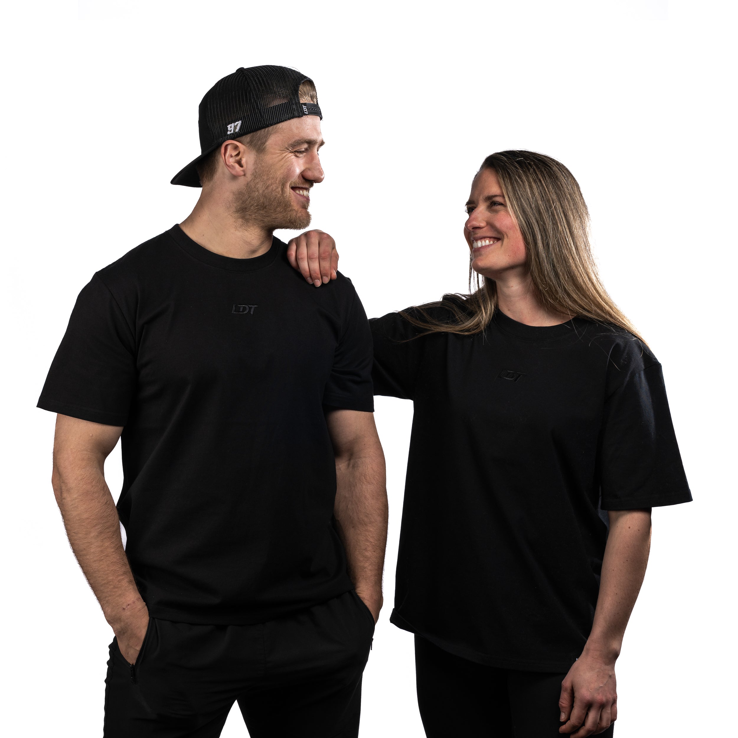 T-shirt 'Classic Black on Black'