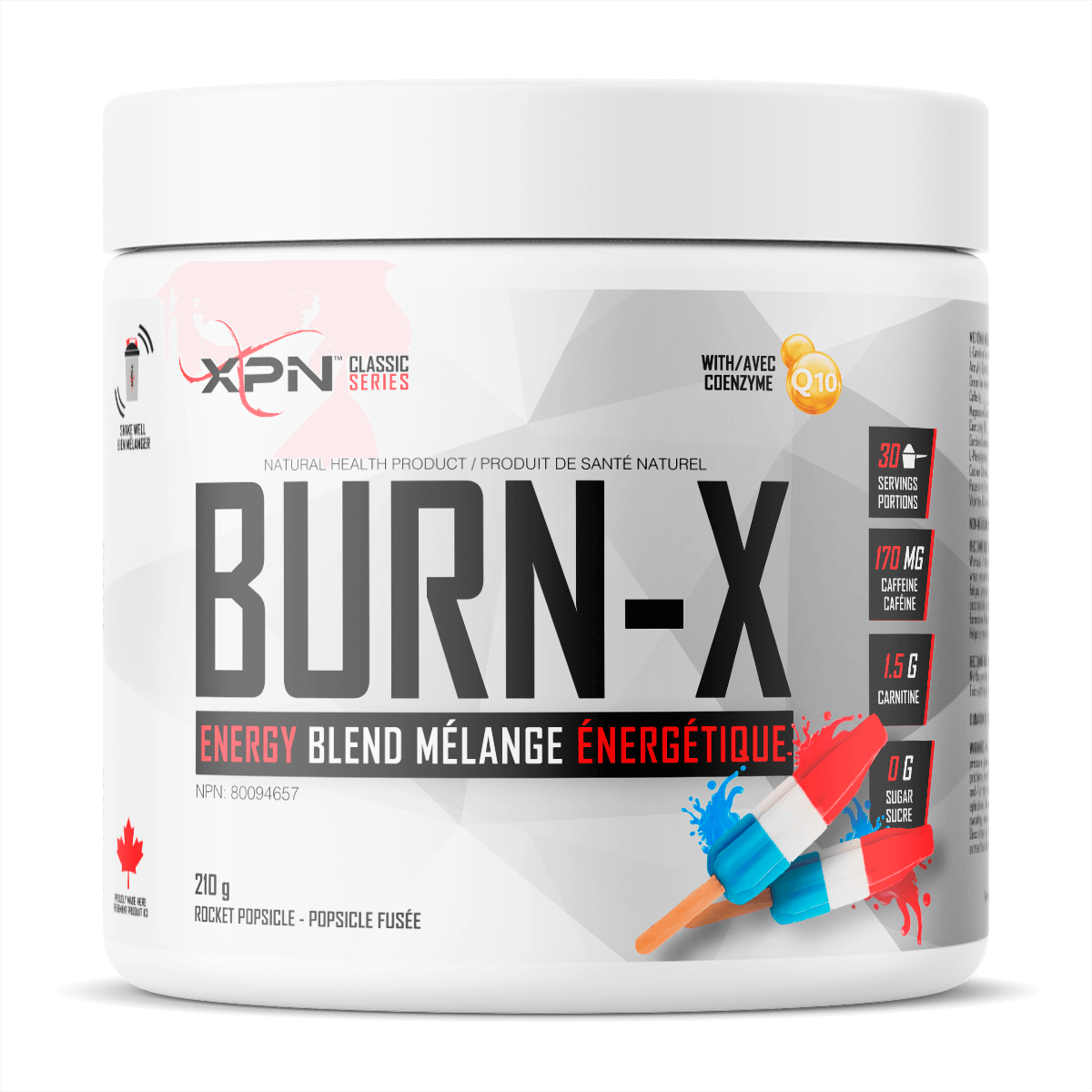 BURN-X MÉLANGE ÉNERGÉTIQUE EN POUDRE (210g || 30 Portions)