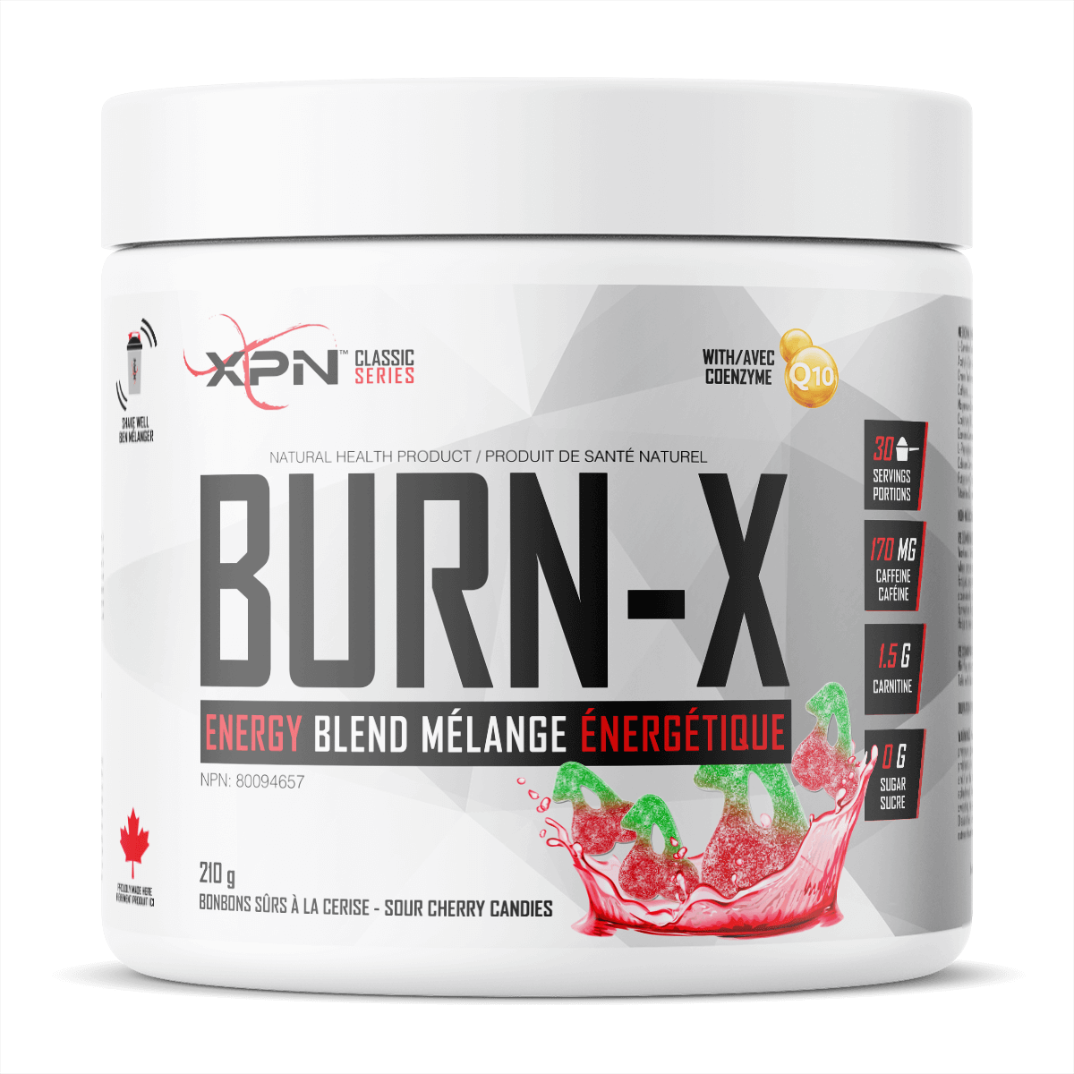 BURN-X MÉLANGE ÉNERGÉTIQUE EN POUDRE (210g || 30 Portions)