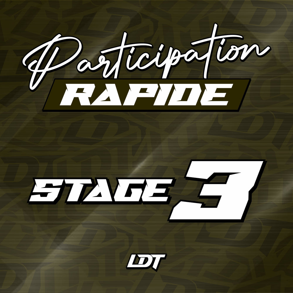 PARTICIPATION RAPIDE STAGE 3