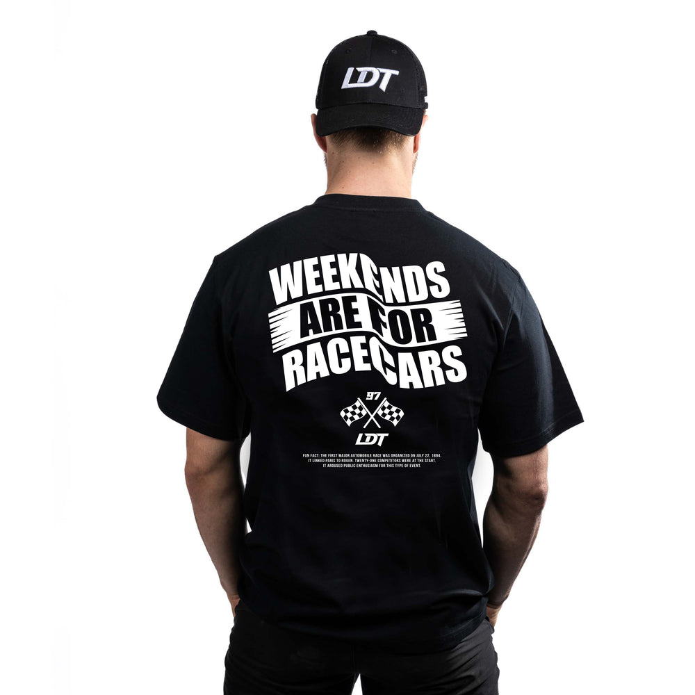 Chandail '' Weekends are for racecars ''